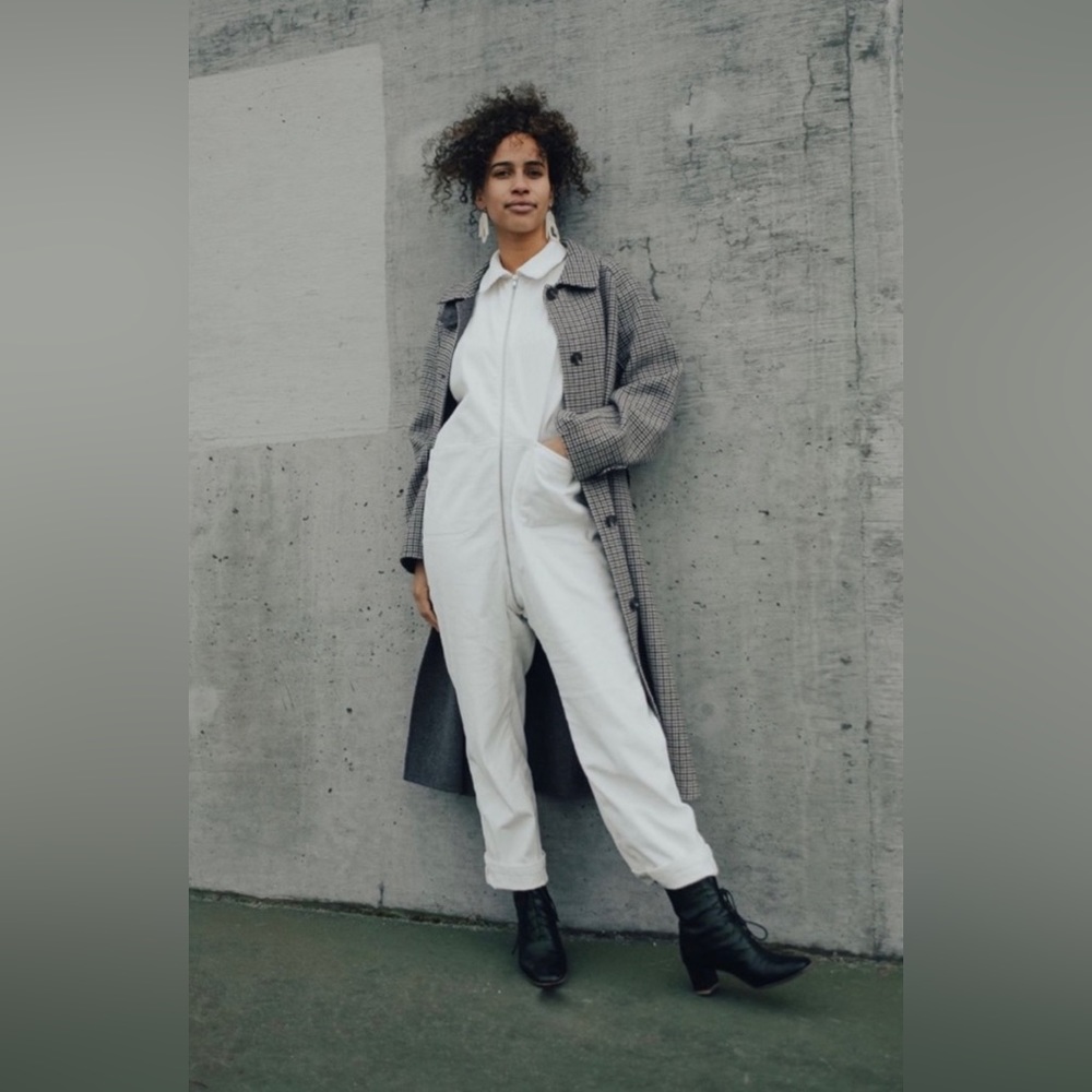 NWOT Rachel Comey white corduroy Barrie jumpsuit size 2
